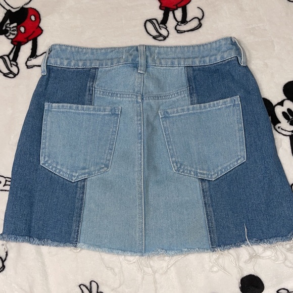 Pacsun Patchwork Denim Skirt - Picture 3 of 3